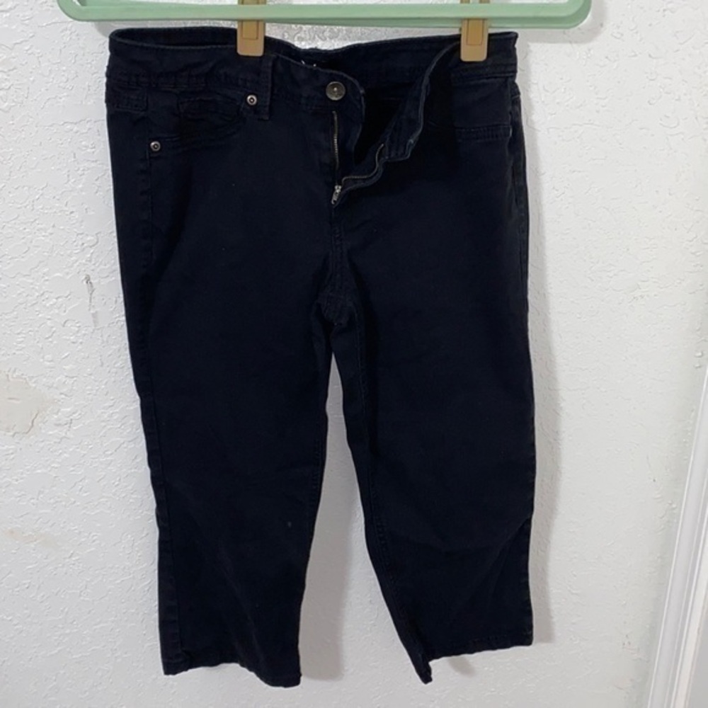 Dots cropped pants
